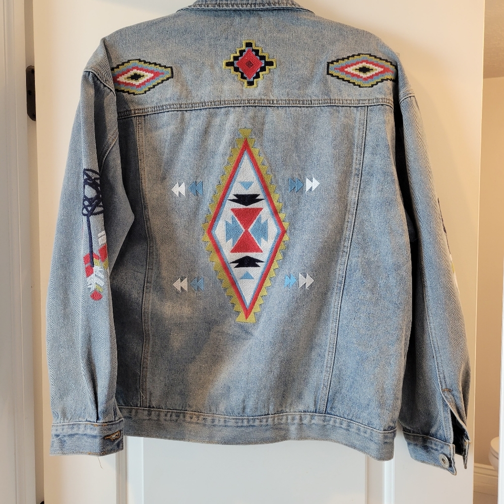Embroidered Denim Jacket